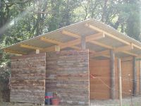 Abris pour les chevaux en pension